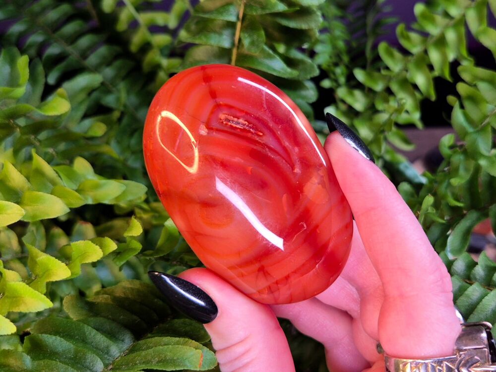 Carnelian Palmstone (2)