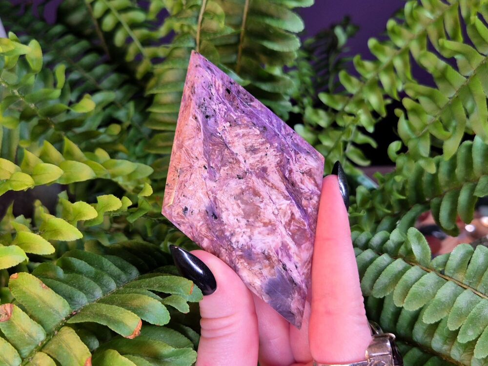 Charoite Diamond (2)