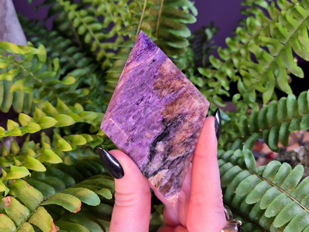 Charoite Diamond (4)