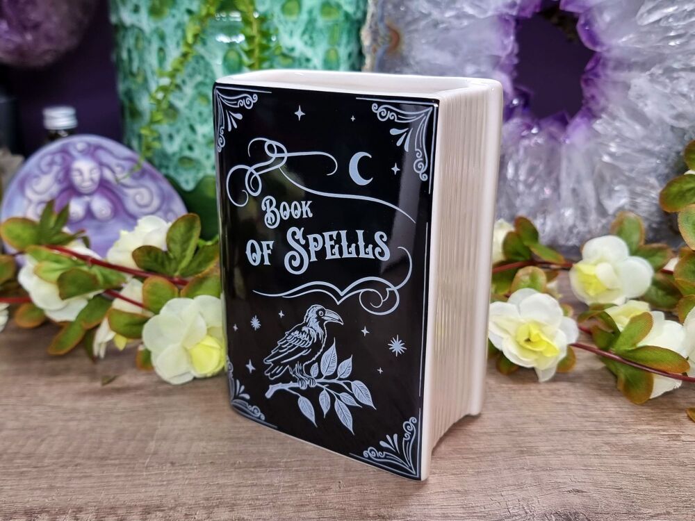Book of Spells Book Shaped Vase