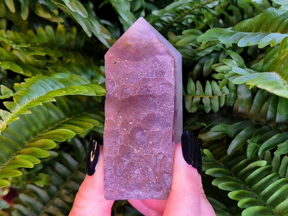 Fluorite and Pyrite Tower (2) - Upper Realms & Spiritual Development