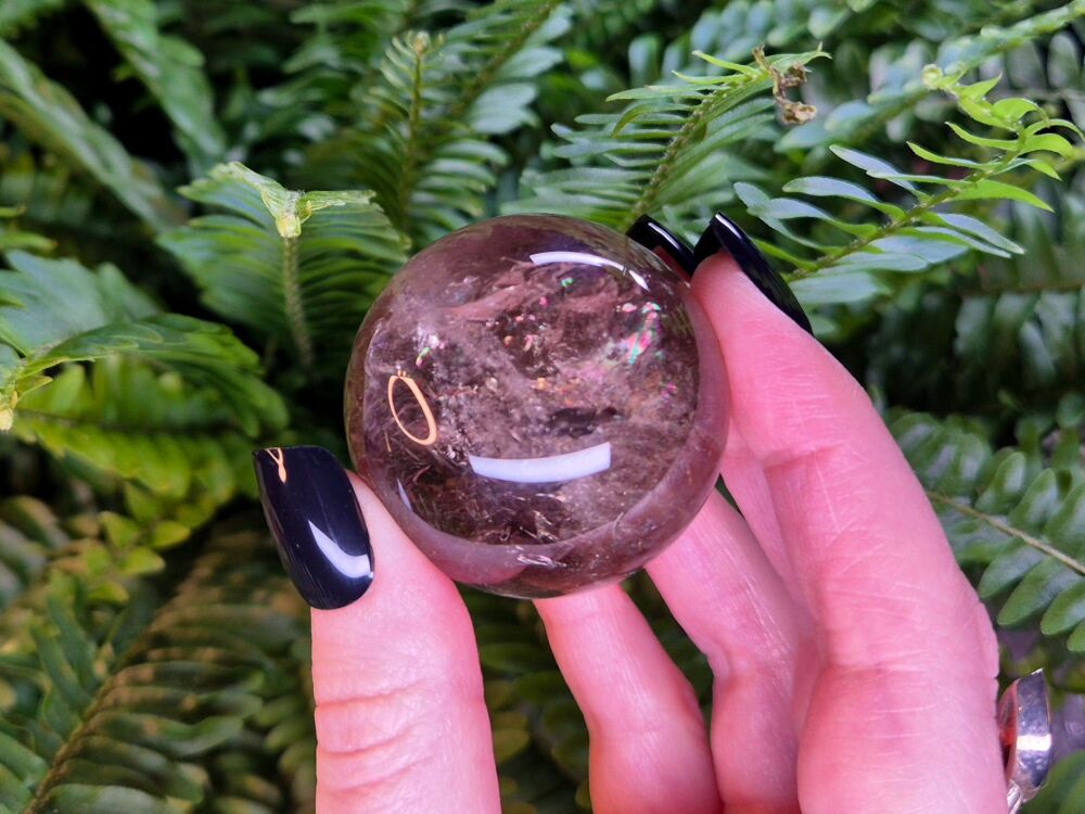 Smokey Quartz Sphere (1) - Transmute and Protect