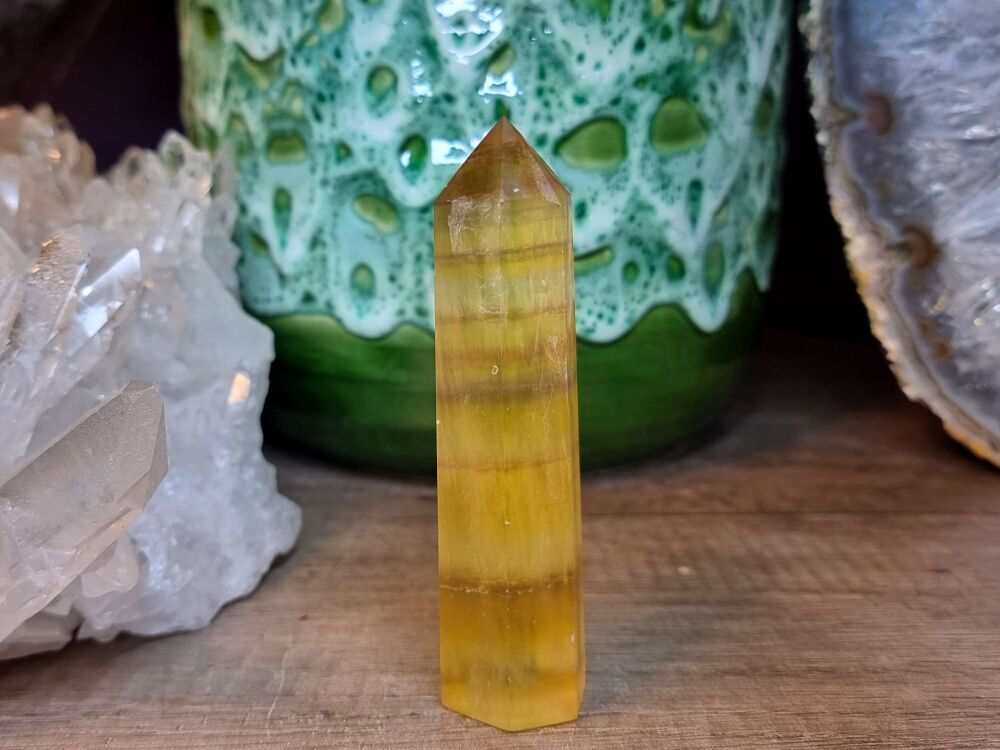 Yellow Fluorite Generator (2)- Abundance and Prosperity - Was &pound;18 (30%off)