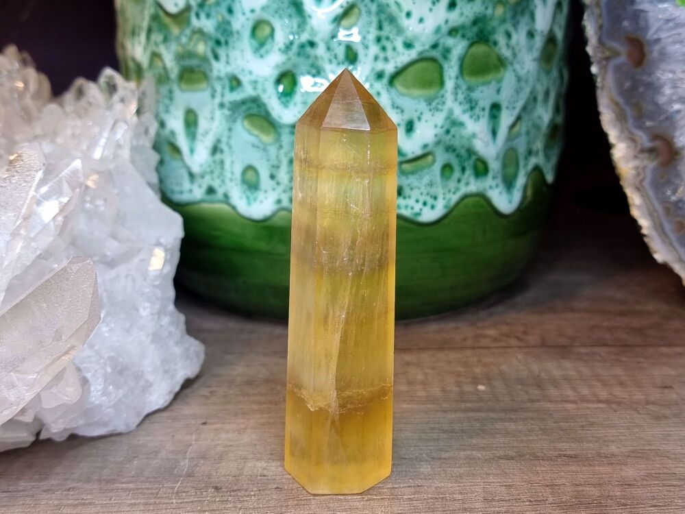 Yellow Fluorite Generator (2)- Abundance and Prosperity - Was &pound;18 (30%off)