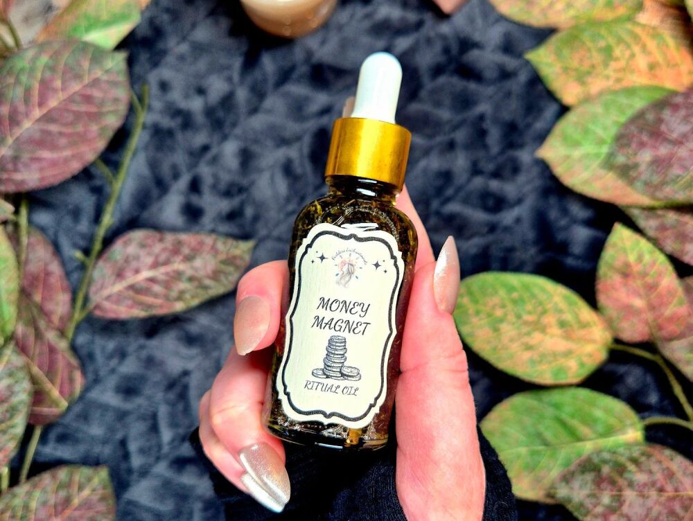 Hand Blended Money Magnet Ritual Oil 30ml