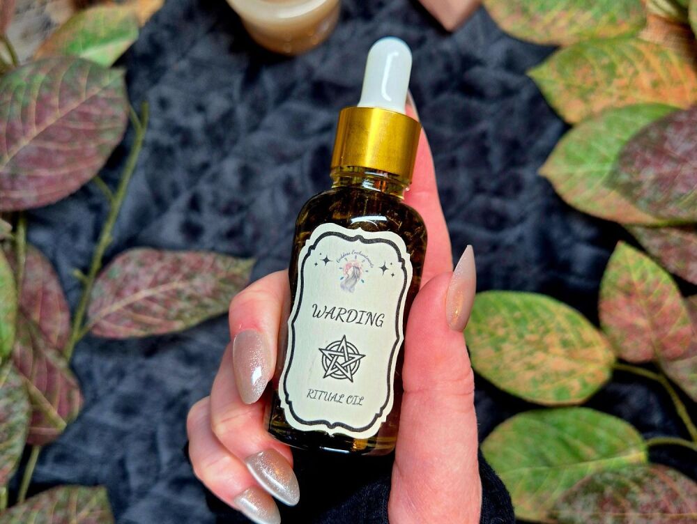 Hand Blended Warding Ritual Oil 30ml