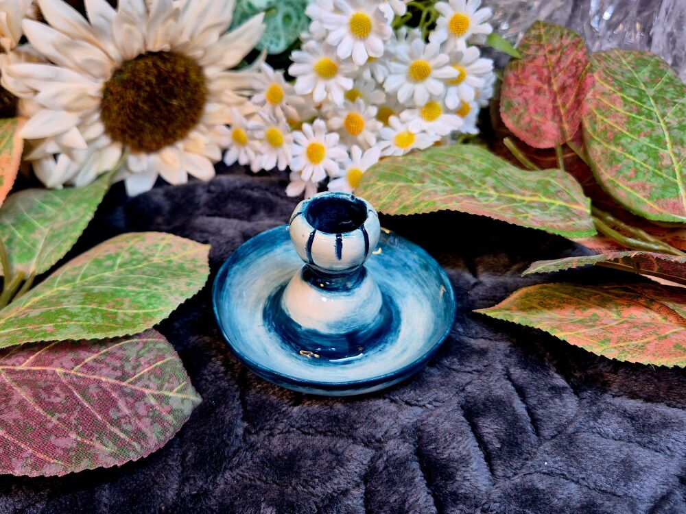 Candle Holder - Blue