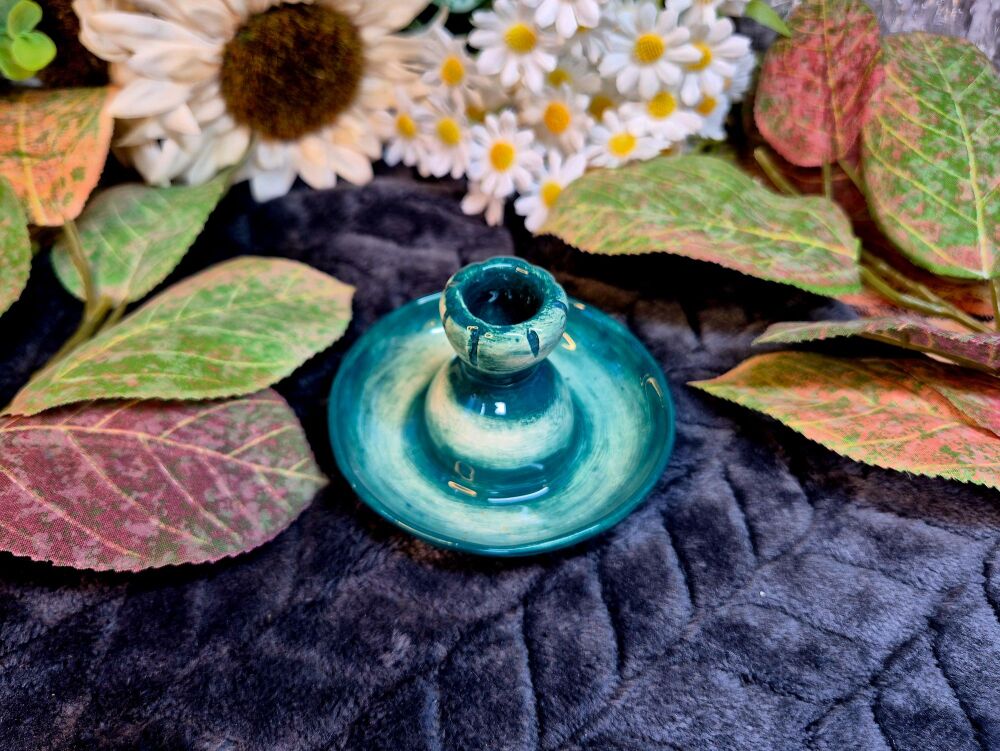 Candle Holder - Green