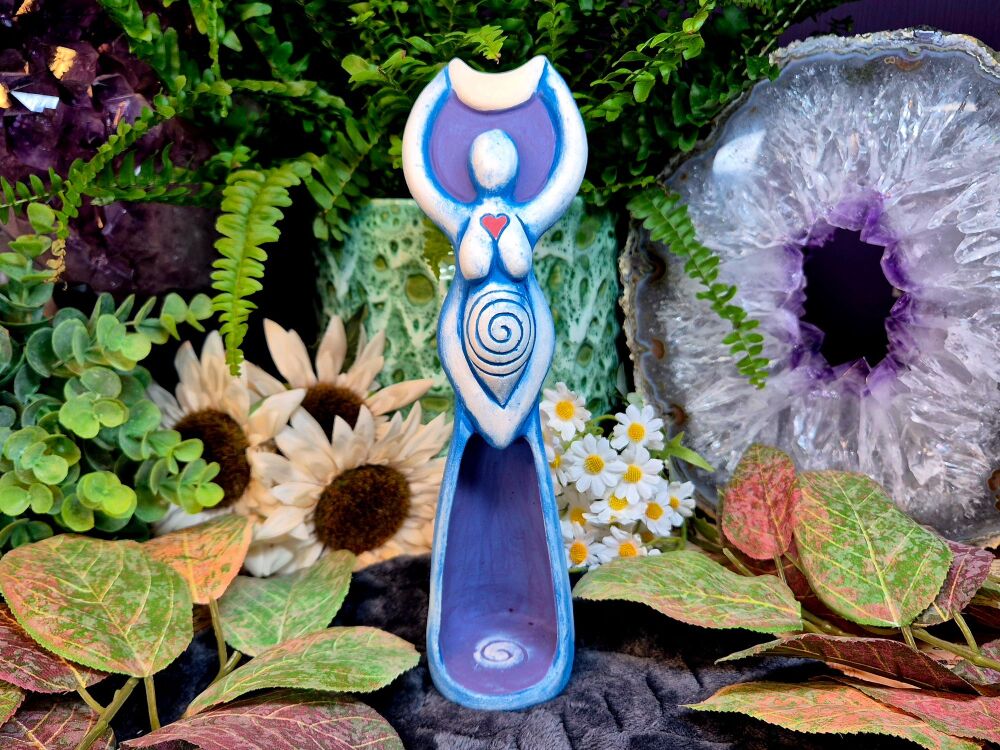 Crescent Moon Goddess - Mother Luna Statue