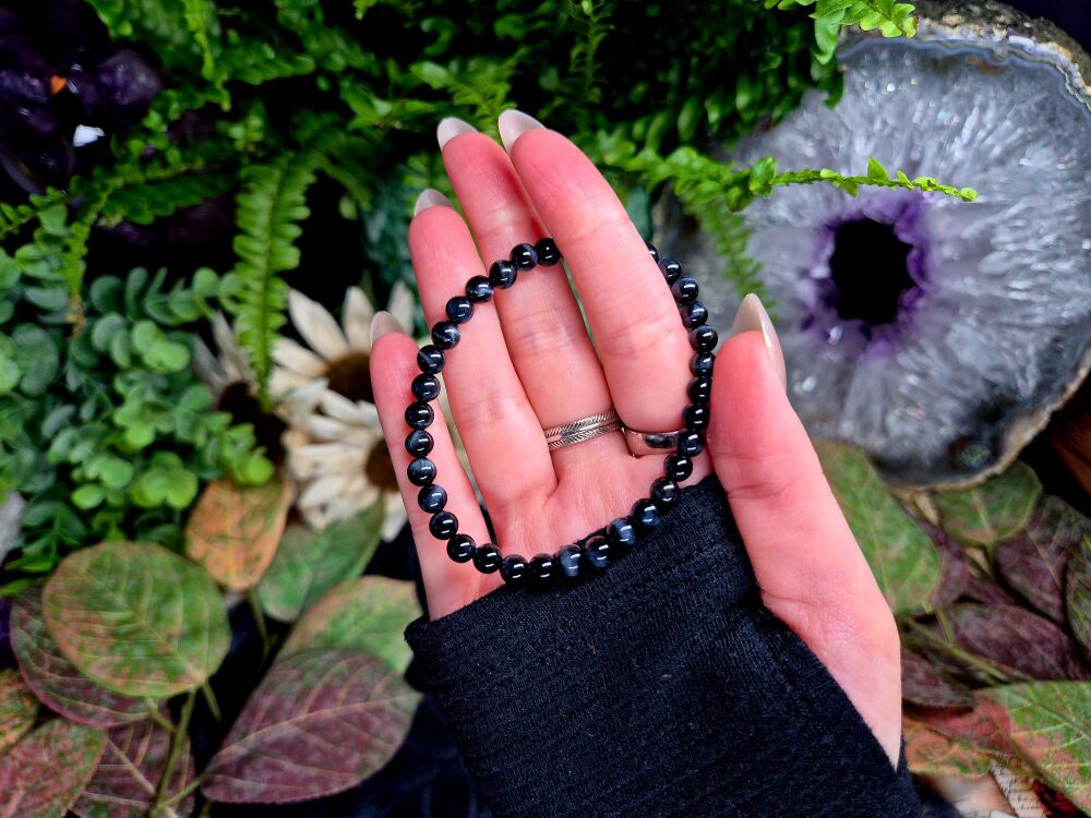 Blue Tigers Eye Bracelet