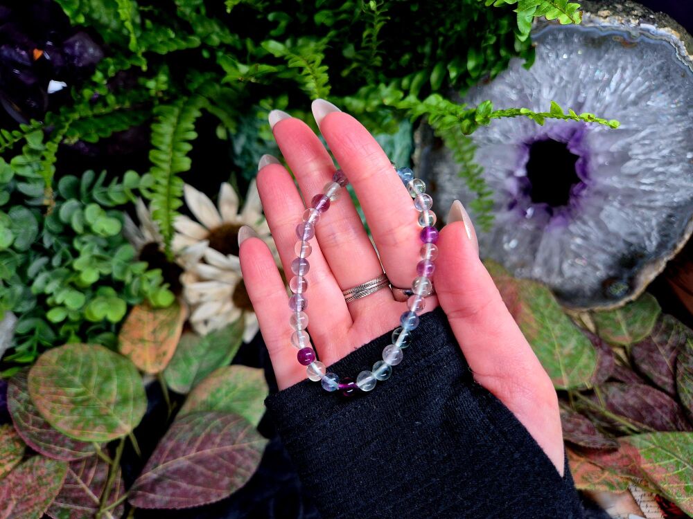 Fluorite Gemstone Bracelet