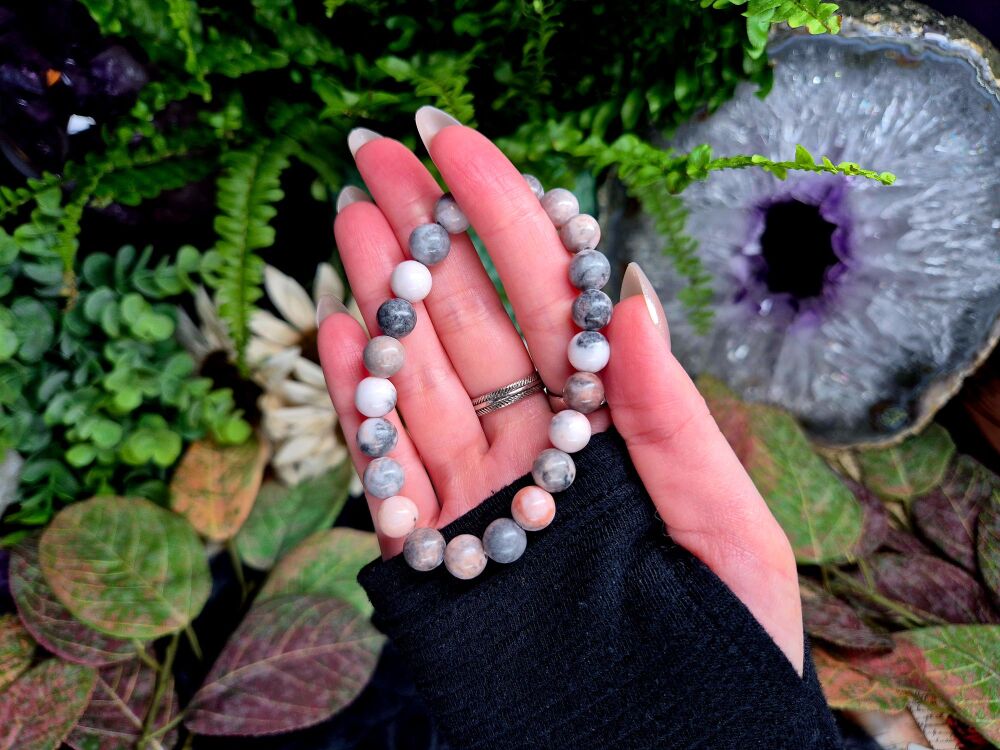 Pink Zebra Jasper Bracelet