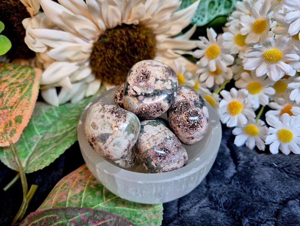 Sakura Jasper Tumblestone