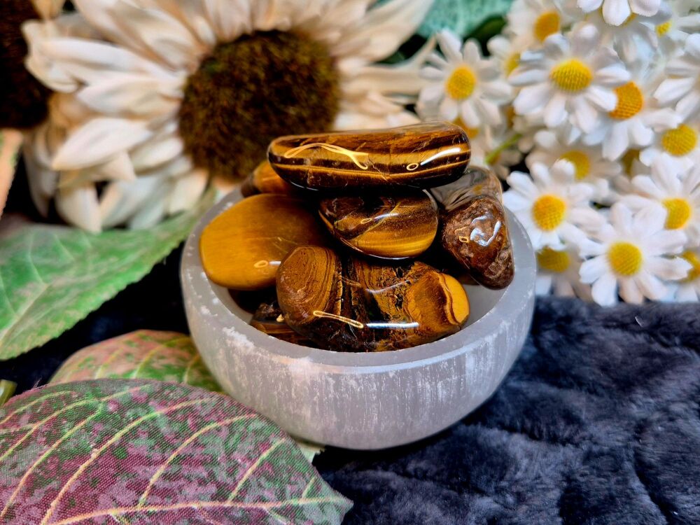 Tigers Eye Tumblestone
