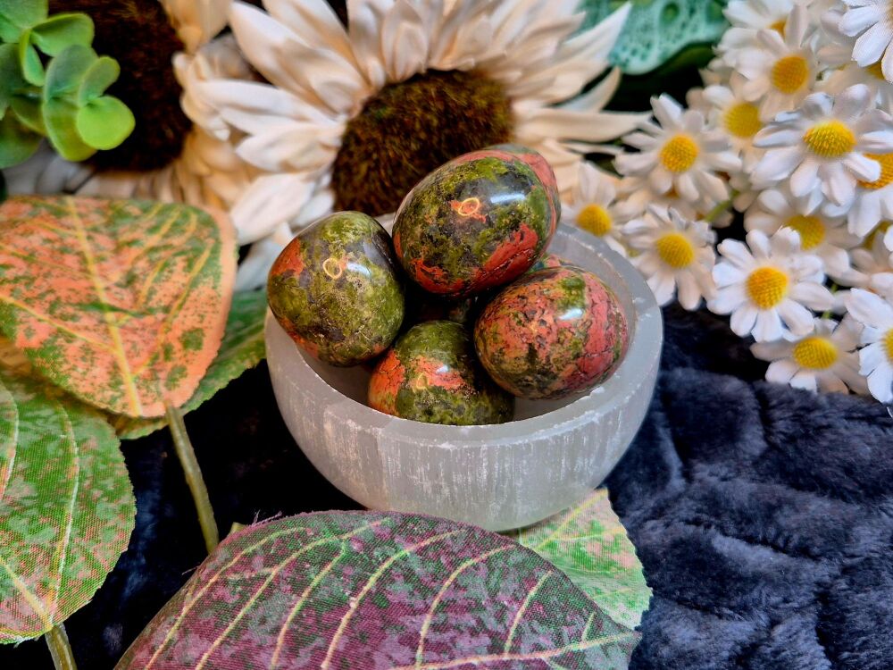 Unakite Tumblestone - Large