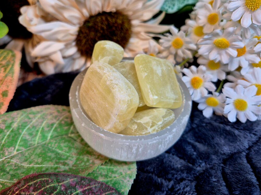 Lemon Calcite Tumblestone