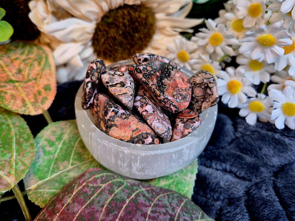 Leopard Jasper Tumblestone