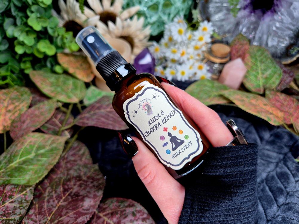 Magical Aura & Sacred Space Spray ~ Aura and Chakra Repair ~ 50ml