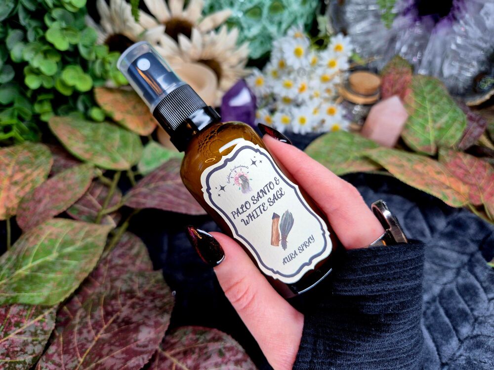 Magical Aura & Sacred Space Spray ~ Palo Santo and Californian White Sage ~ 50ml