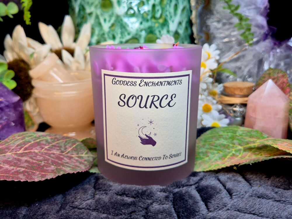 Source Altar & Ritual Jar Candle ~ Organic and Natural
