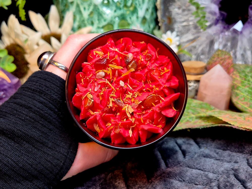 Gratitude Altar & Ritual Jar Candle ~ Organic and Natural