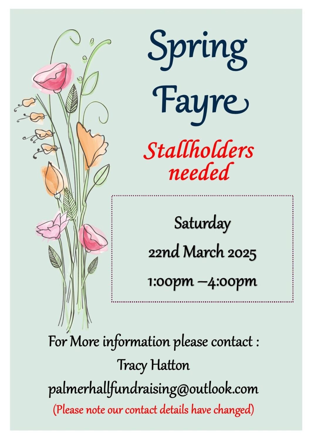 Spring Fayre for stallholders