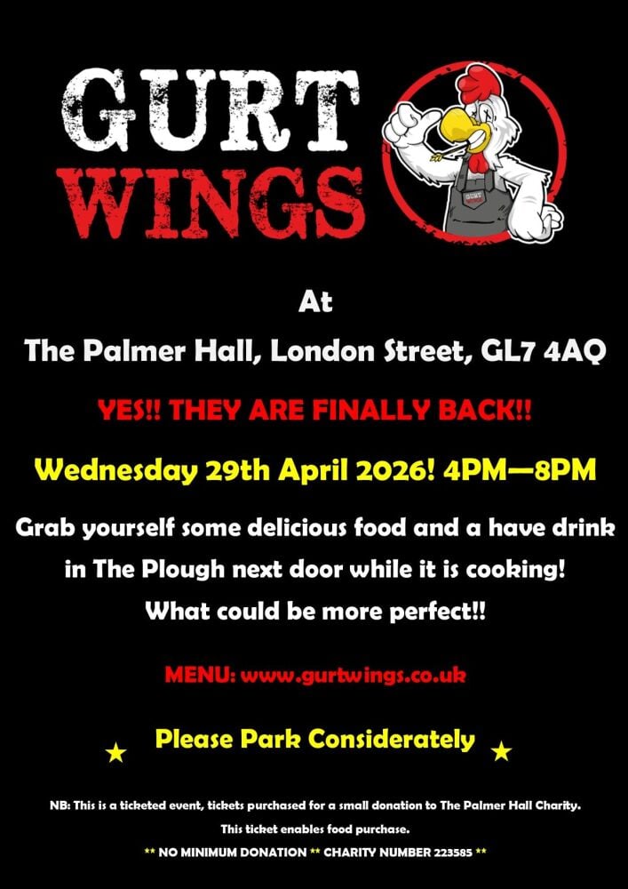 GURT WINGS poster April 2026