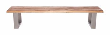 Ayrton Solid Oak Bench 140cm 