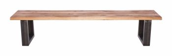 Ayrton Solid Oak Bench 140cm