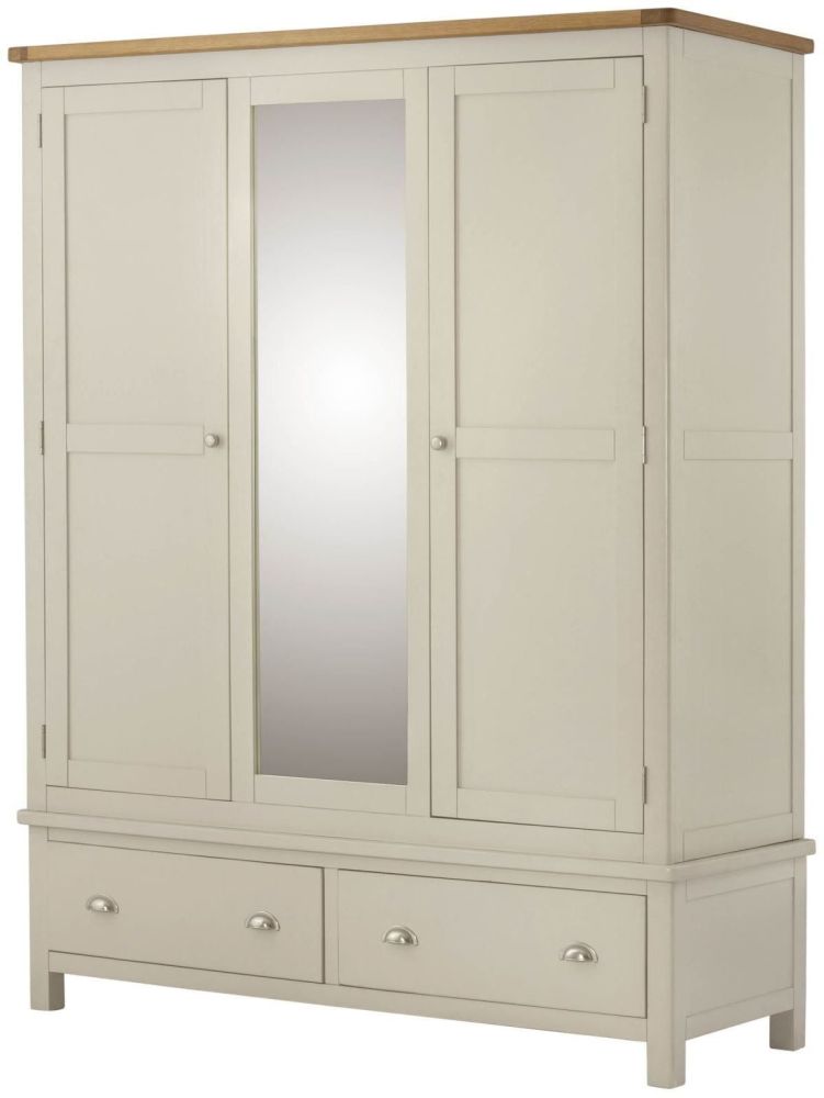 Stratton Cream Wardrobe Triple