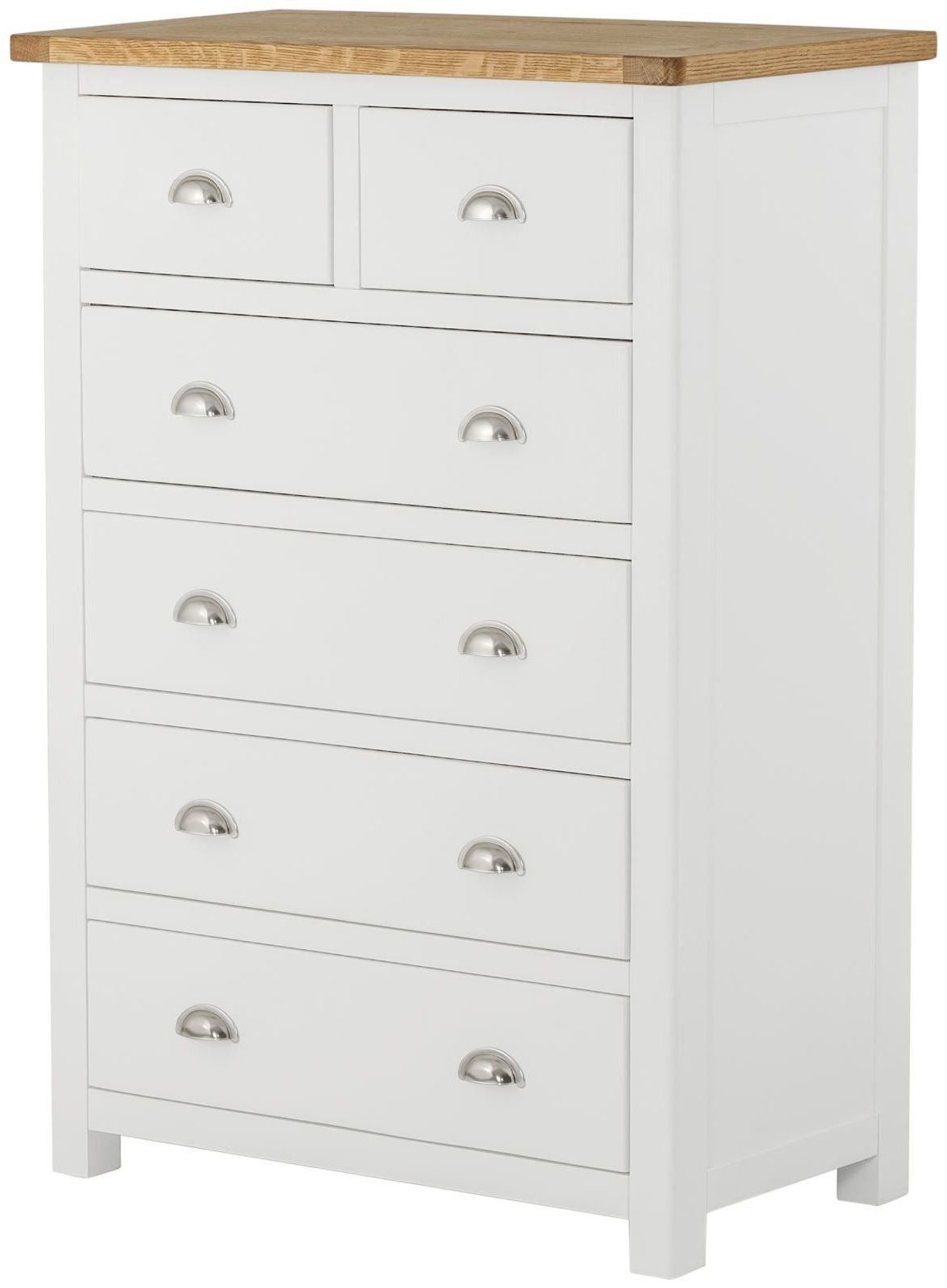 Stratton White Chest 2 over 4