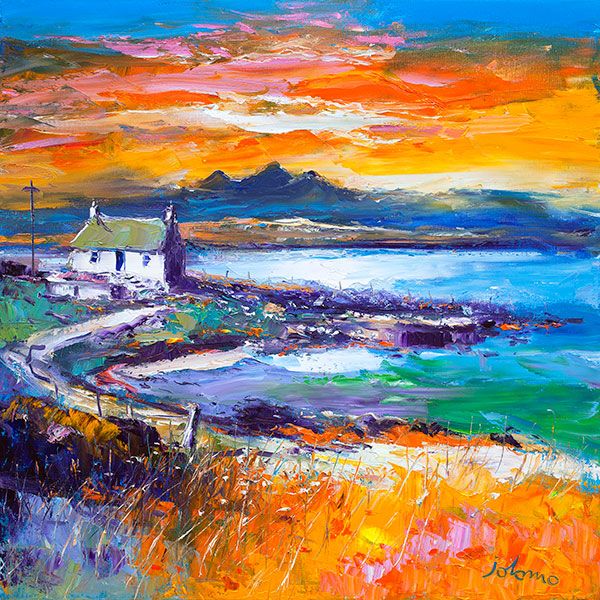 A Jura Sunset from Port Nan Gallan, Keills
