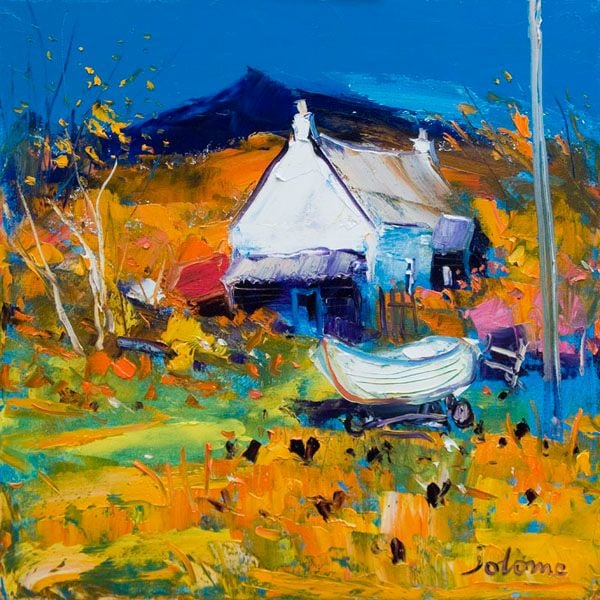 Croft, Boat & Hens, Ballygowan, Isle of Mull