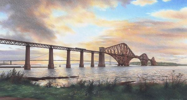 Sunset over the Bridges