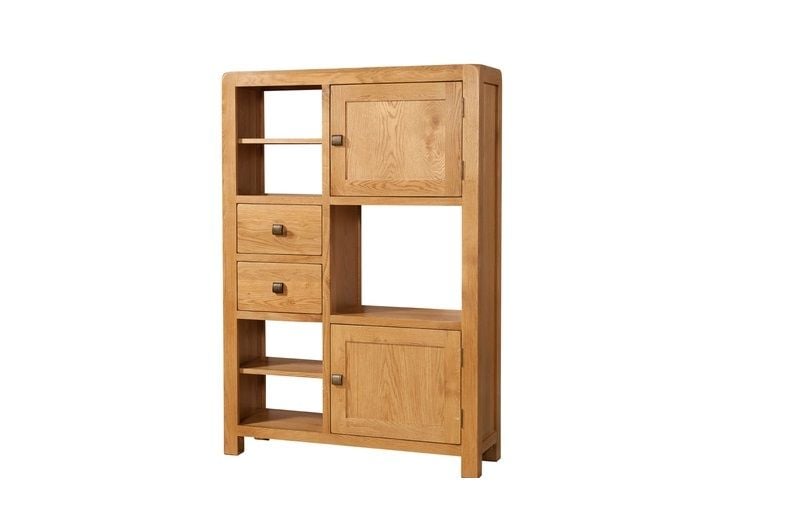 High Display Unit with 2 Doors and 2 Drawers