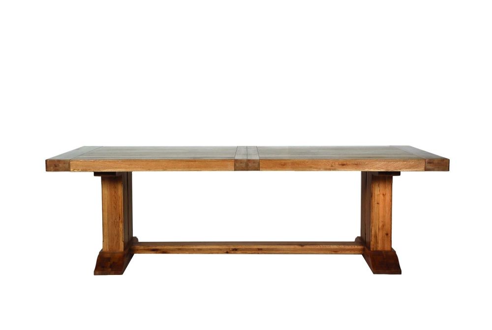 Monastery Table Extending Oak 250cm Extends to  390cm or 330cm Leafs Store 