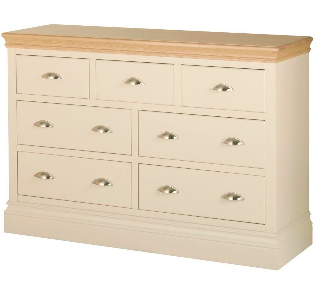  Amelia Chest - 3 over 4 Drawers - Ivory