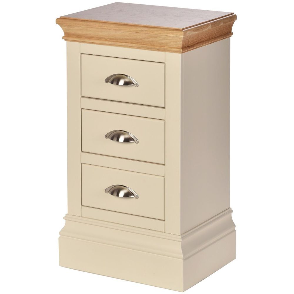 Amelia Chest - Bedside 3 Drawers - Compact