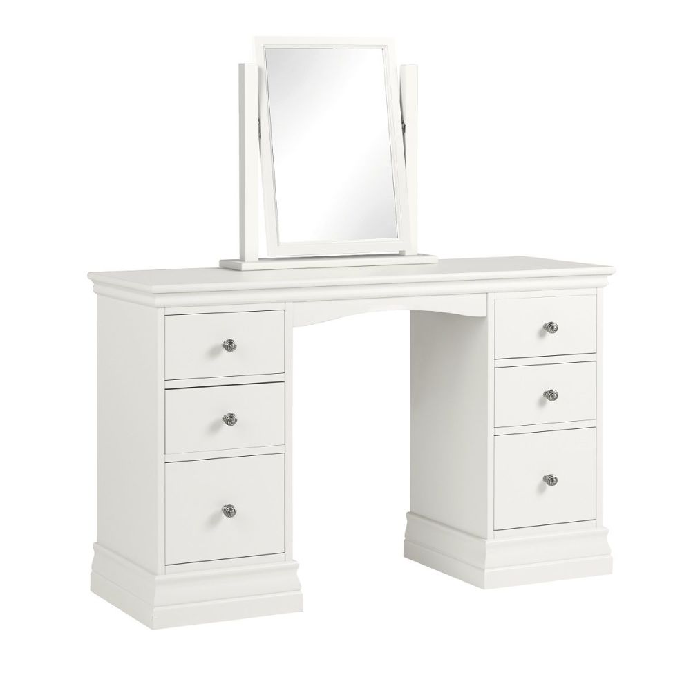 Aspen Dressing Table Twin Pedestal