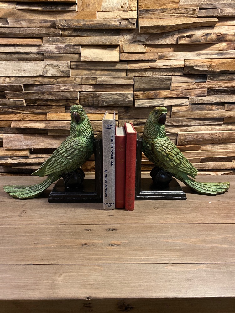 Parrot Bookends 