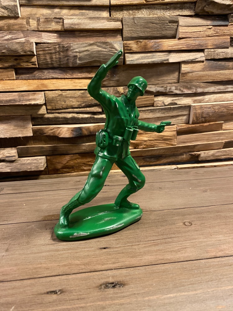 Vintage Toy Soldier Figure Green