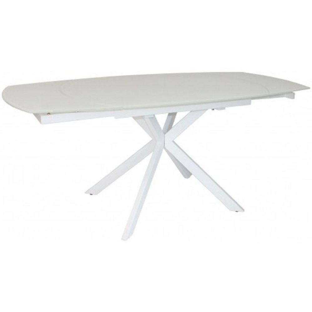 Helix White Extending Dining Table   