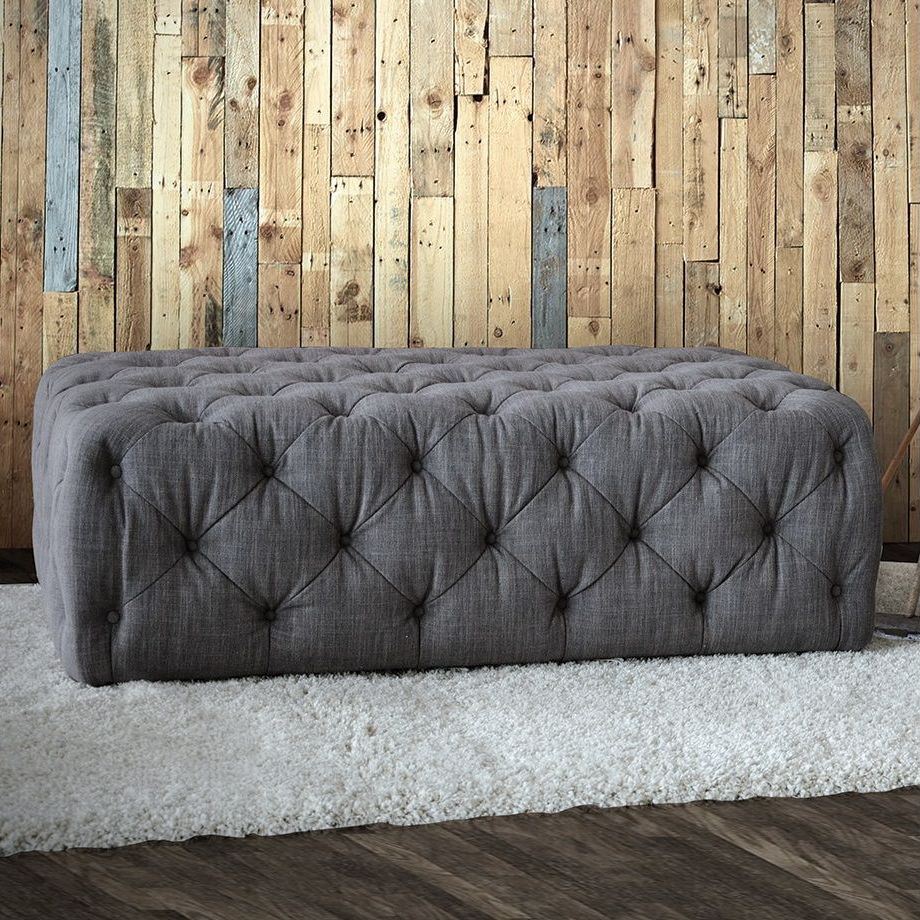 Button Footstool Large 
