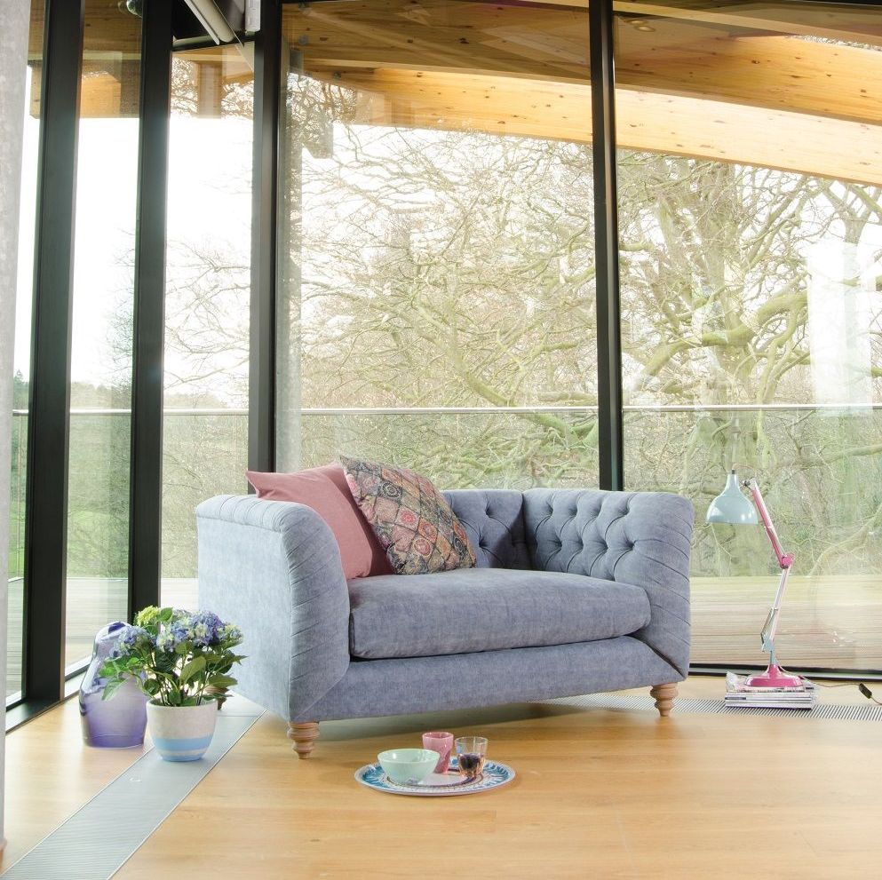 Truffle Tetrad Snuggler Chair