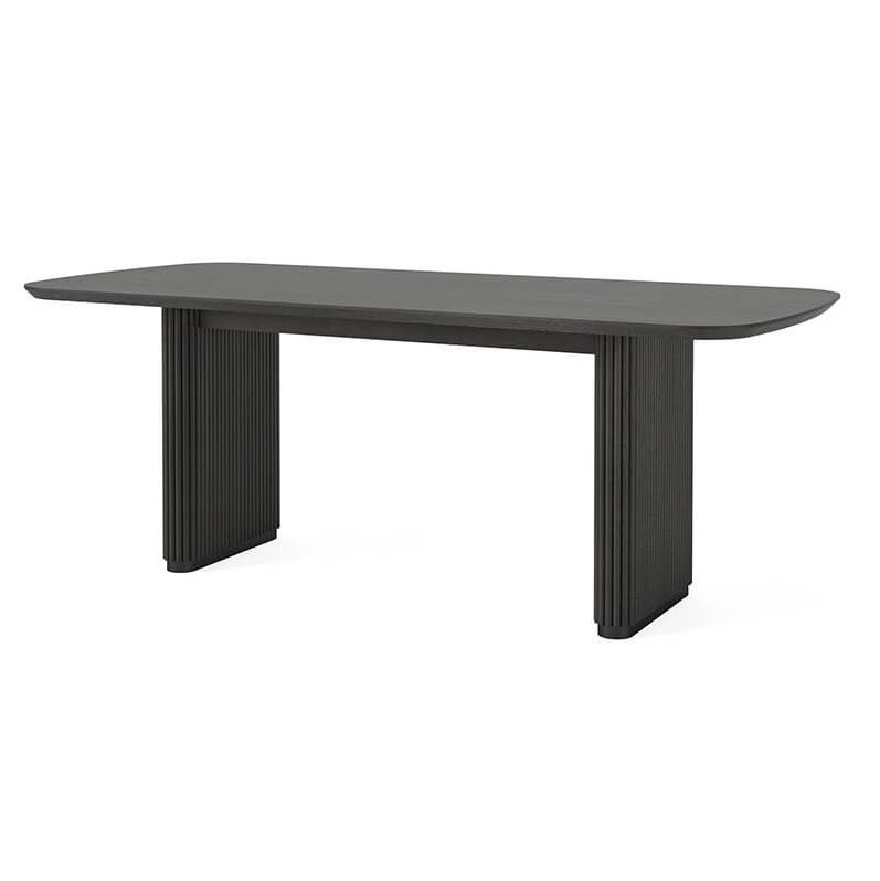 Ezra Black Oval Dining Table
