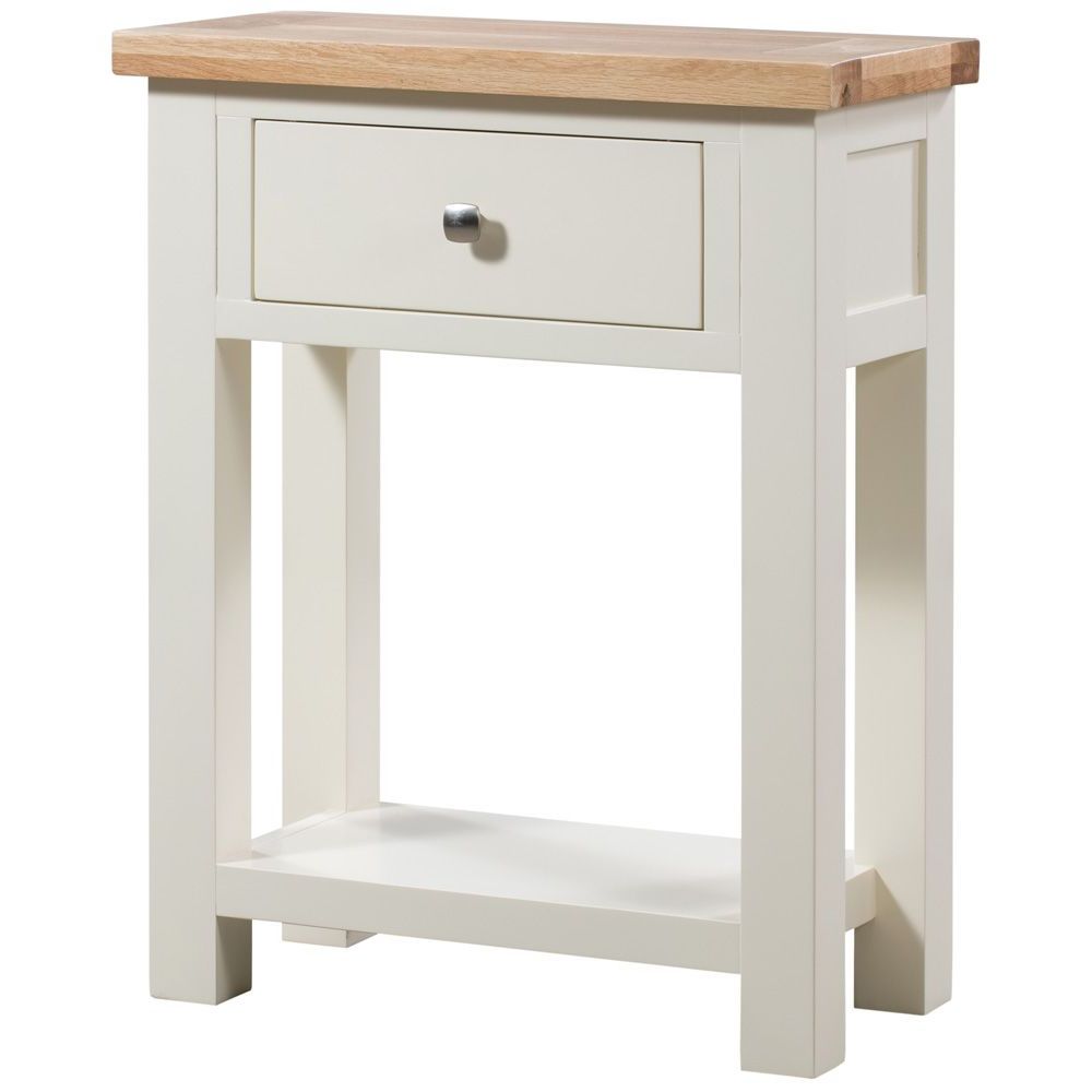 New Amber Oak and Ivory Console Small  