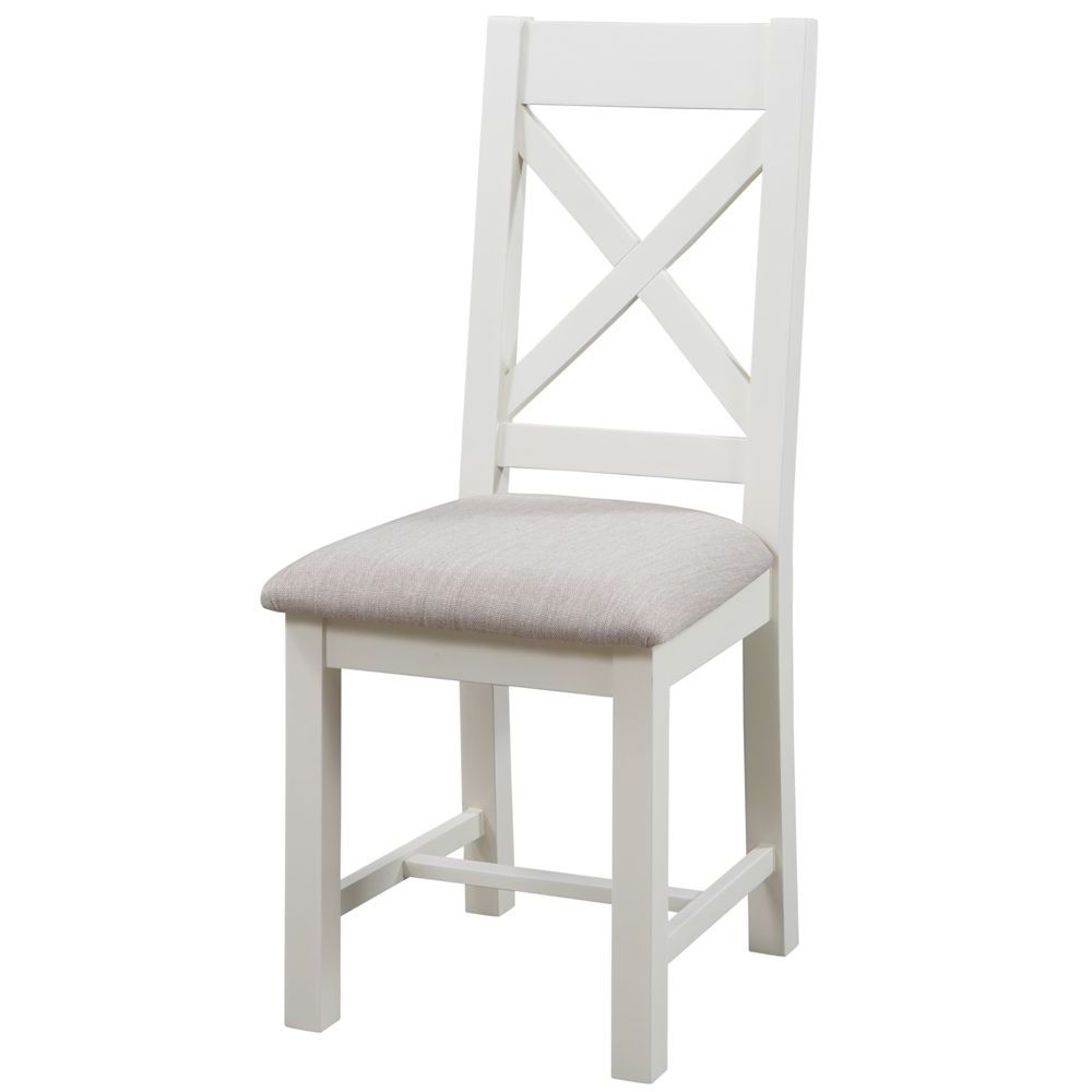 New Amber Oak and Ivory Dining Chair  