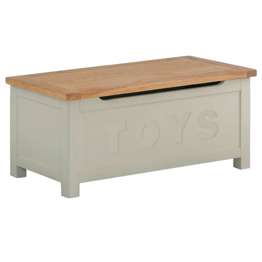 Stratton Painted Stone Toy Box