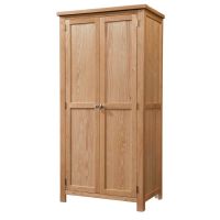 New Amber Oak Wardrobe 2 Door