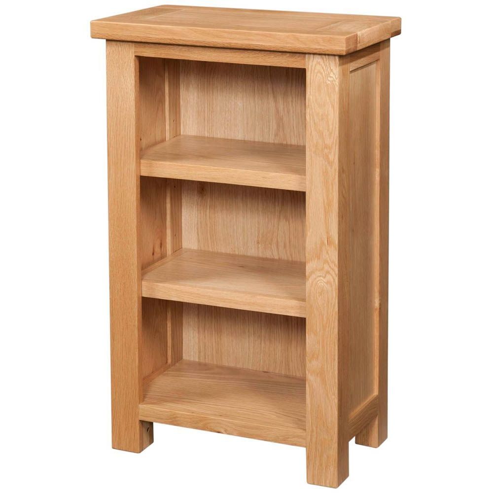 New Amber Oak Bookcase Small
